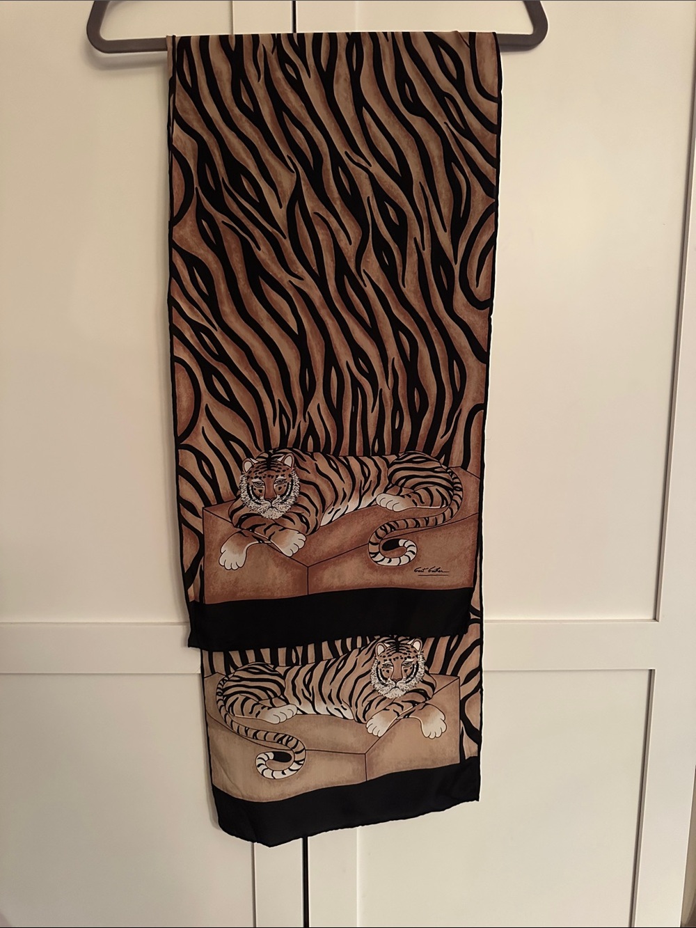 GANT GAITHER SILK SCARF-VINTAGE